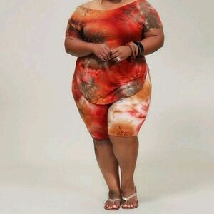 Tye dye short set